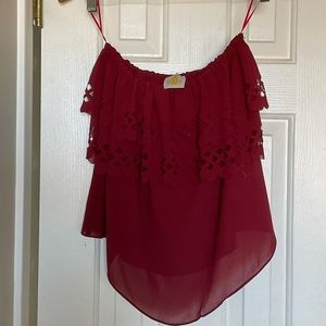 Garnet sleeveless top